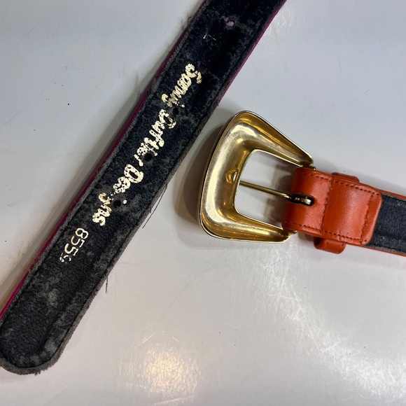 Sandy Duftler Designs Gold Link Multicolor Vintage Belt main image 7